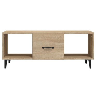 vidaXL Τραπεζάκι Σαλονιού Sonoma Δρυς 102x50x40cm Επεξεργασμένο Ξύλο 1 τεμ.
