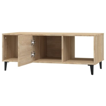 vidaXL Τραπεζάκι Σαλονιού Sonoma Δρυς 102x50x40cm Επεξεργασμένο Ξύλο 1 τεμ.