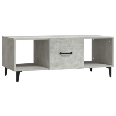 vidaXL Τραπεζάκι Σαλονιού Γκρι Σκυρ. 102x50x40cm Επεξεργασμένο Ξύλο 1 τεμ.