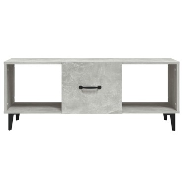 vidaXL Τραπεζάκι Σαλονιού Γκρι Σκυρ. 102x50x40cm Επεξεργασμένο Ξύλο 1 τεμ.