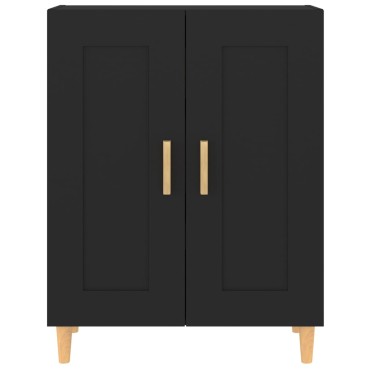 vidaXL Ντουλάπι Μαύρο 69,5x34x90cm από Επεξεργασμένο Ξύλο 1 τεμ.