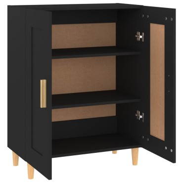 vidaXL Ντουλάπι Μαύρο 69,5x34x90cm από Επεξεργασμένο Ξύλο 1 τεμ.