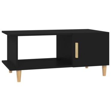 vidaXL Τραπεζάκι Σαλονιού Μαύρο 90x50x40cm Επεξεργασμένο Ξύλο 1 τεμ.