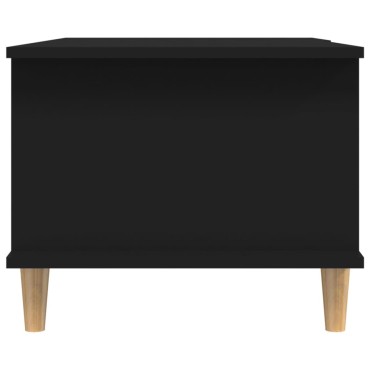 vidaXL Τραπεζάκι Σαλονιού Μαύρο 90x50x40cm Επεξεργασμένο Ξύλο 1 τεμ.