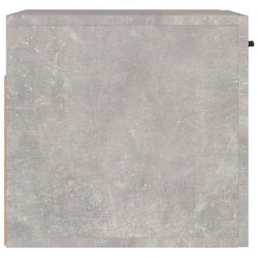 vidaXL Ντουλάπι Τοίχου Γκρι Σκυρ. 80x36,5x35cm Επεξεργασμένο Ξύλο 1 τεμ.