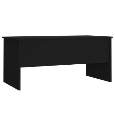 vidaXL Τραπεζάκι Σαλονιού Μαύρο 102x50,5x46,5cm Επεξεργασμένο Ξύλο 1 τεμ.