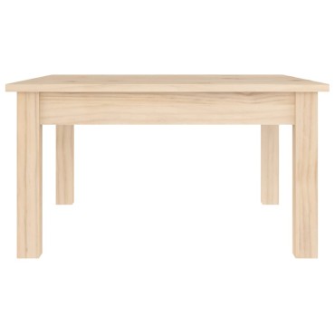 vidaXL Τραπεζάκι Σαλονιού 55x55x30cm από Μασίφ Ξύλο Πεύκου 1 τεμ.