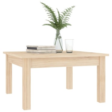 vidaXL Τραπεζάκι Σαλονιού 55x55x30cm από Μασίφ Ξύλο Πεύκου 1 τεμ.