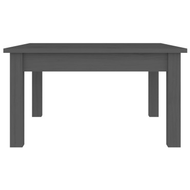 vidaXL Τραπεζάκι Σαλονιού Γκρι 55x55x30cm από Μασίφ Ξύλο Πεύκου 1 τεμ.