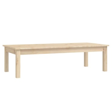 vidaXL Τραπεζάκι Σαλονιού Γκρι 110x50x30cm από Μασίφ Ξύλο Πεύκου 1 τεμ.
