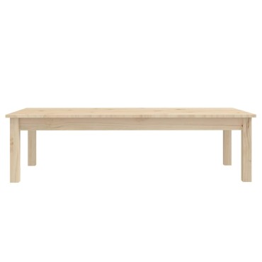 vidaXL Τραπεζάκι Σαλονιού Γκρι 110x50x30cm από Μασίφ Ξύλο Πεύκου 1 τεμ.