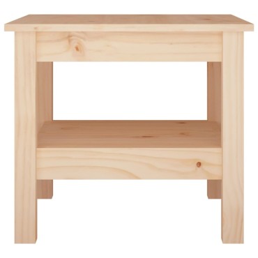 vidaXL Τραπεζάκι Σαλονιού 45x45x40cm από Μασίφ Ξύλο Πεύκου 1 τεμ.