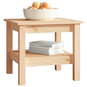 vidaXL Τραπεζάκι Σαλονιού 45x45x40cm από Μασίφ Ξύλο Πεύκου 1 τεμ.