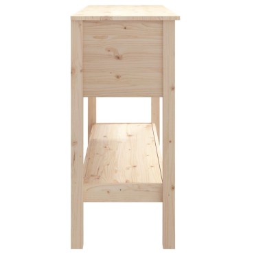 vidaXL Τραπέζι Κονσόλα 100x35x75cm από Μασίφ Ξύλο Πεύκου 1 τεμ.