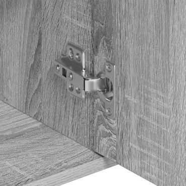 vidaXL Ντουλάπι Γκρι Sonoma 88x30x70cm από Επεξεργασμένο Ξύλο 1 τεμ.