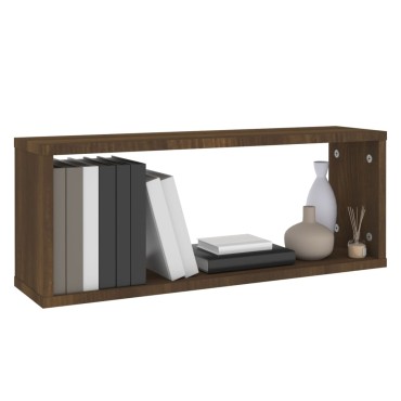 vidaXL Ραφιέρες Τοίχου Κύβοι 6 τεμ. Καπν. Δρυς 60x15x23cm Επεξ. Ξύλο