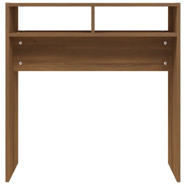 vidaXL Τραπέζι Κονσόλα Καφέ Δρυς 78x30x80cm Επεξεργασμένο Ξύλο 1 τεμ.