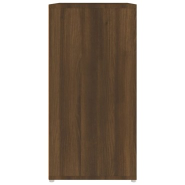 vidaXL Παπουτσοθήκη Καφέ Δρυς 60x35x70cm από Επεξεργασμένο Ξύλο