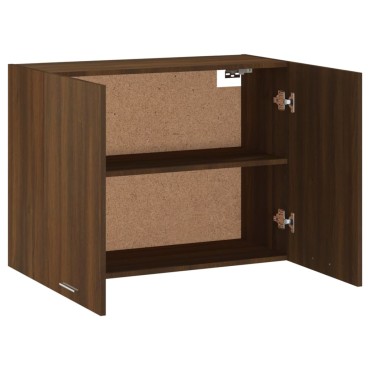vidaXL Ντουλάπι Κρεμαστό Lyon Καφέ Δρυς 80x31x60cm Επεξεργασμένο Ξύλο 1 τεμ.
