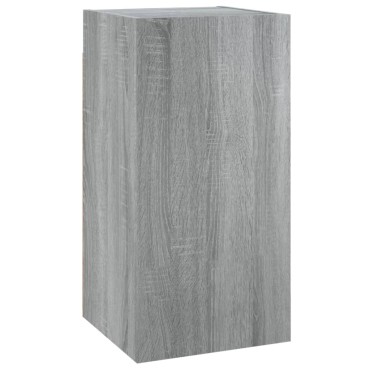 vidaXL Έπιπλο Τηλεόρασης Γκρι Sonoma 30,5x30x60cm από Επεξεργ. Ξύλο