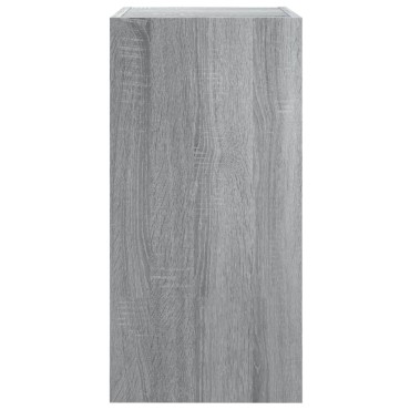 vidaXL Έπιπλο Τηλεόρασης Γκρι Sonoma 30,5x30x60cm από Επεξεργ. Ξύλο