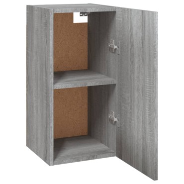 vidaXL Έπιπλο Τηλεόρασης Γκρι Sonoma 30,5x30x60cm από Επεξεργ. Ξύλο