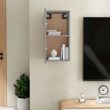 vidaXL Έπιπλο Τηλεόρασης Γκρι Sonoma 30,5x30x60cm από Επεξεργ. Ξύλο