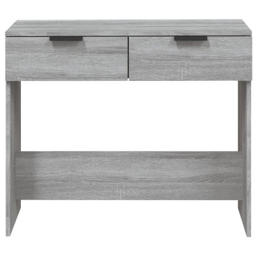 vidaXL Τραπέζι Κονσόλα Γκρι Sonoma 90x36x75cm Επεξεργασμένο Ξύλο 1 τεμ.