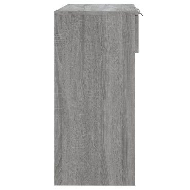 vidaXL Τραπέζι Κονσόλα Γκρι Sonoma 90x36x75cm Επεξεργασμένο Ξύλο 1 τεμ.