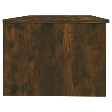 vidaXL Τραπεζάκι Σαλονιού Καπνιστή Δρυς 102x50x36cm Επεξεργασμ. Ξύλο 1 τεμ.