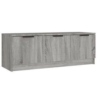 vidaXL Έπιπλο Τηλεόρασης Γκρι Sonoma 102x35x36,5cm Επεξεργασμένο Ξύλο