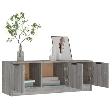 vidaXL Έπιπλο Τηλεόρασης Γκρι Sonoma 102x35x36,5cm Επεξεργασμένο Ξύλο