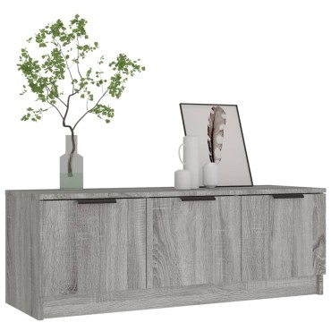 vidaXL Έπιπλο Τηλεόρασης Γκρι Sonoma 102x35x36,5cm Επεξεργασμένο Ξύλο