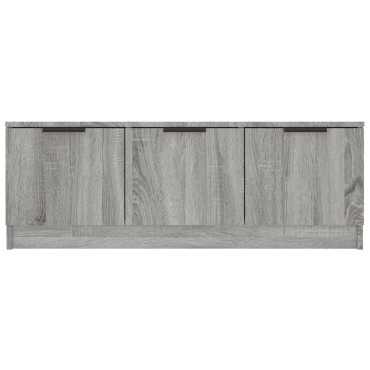 vidaXL Έπιπλο Τηλεόρασης Γκρι Sonoma 102x35x36,5cm Επεξεργασμένο Ξύλο