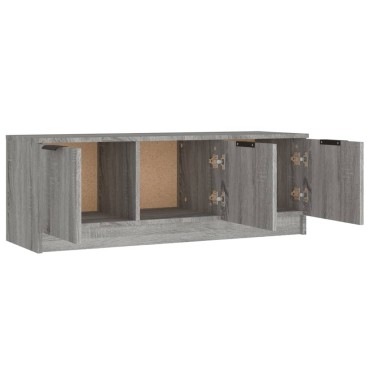 vidaXL Έπιπλο Τηλεόρασης Γκρι Sonoma 102x35x36,5cm Επεξεργασμένο Ξύλο