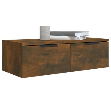 vidaXL Ντουλάπι Τοίχου Καπνιστή Δρυς 68x30x20cm Επεξεργασμένο Ξύλο 1 τεμ.