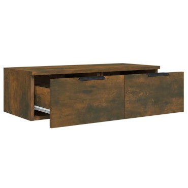 vidaXL Ντουλάπι Τοίχου Καπνιστή Δρυς 68x30x20cm Επεξεργασμένο Ξύλο 1 τεμ.