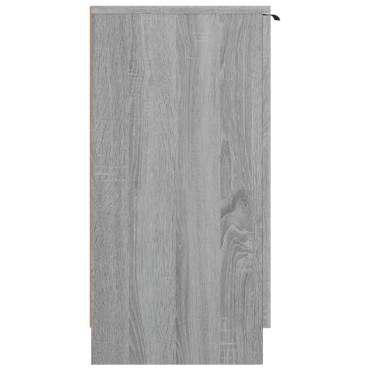 vidaXL Παπουτσοθήκη Γκρι Sonoma 59x35x70cm από Επεξεργασμένο Ξύλο 1 τεμ.