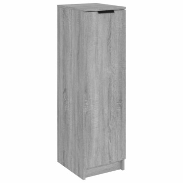 vidaXL Παπουτσοθήκη Γκρι Sonoma 30x35x100cm από Επεξεργασμένο Ξύλο