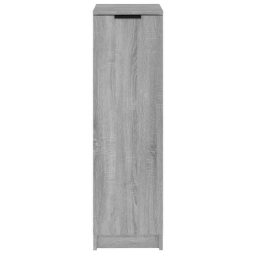 vidaXL Παπουτσοθήκη Γκρι Sonoma 30x35x100cm από Επεξεργασμένο Ξύλο