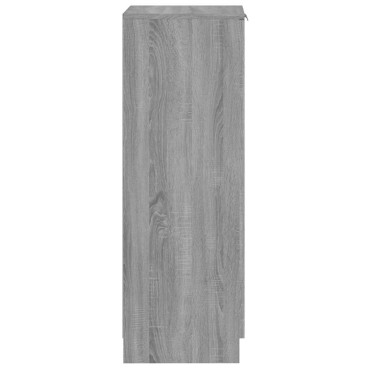 vidaXL Παπουτσοθήκη Γκρι Sonoma 30x35x100cm από Επεξεργασμένο Ξύλο