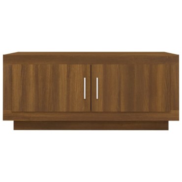 vidaXL Τραπεζάκι Σαλονιού Καφέ Δρυς 102x50x45cm Επεξεργασμένο Ξύλο 1 τεμ.