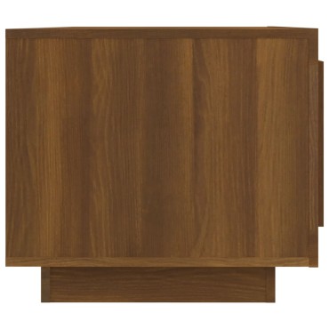 vidaXL Τραπεζάκι Σαλονιού Καφέ Δρυς 102x50x45cm Επεξεργασμένο Ξύλο 1 τεμ.