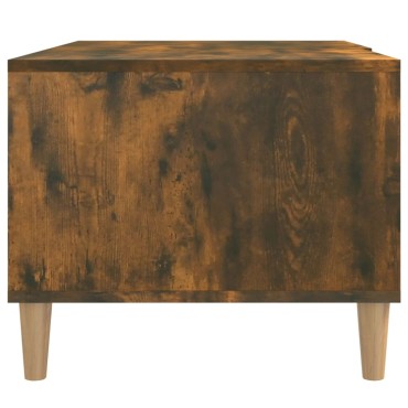 vidaXL Τραπεζάκι Σαλονιού Καπνιστή Δρυς89,5x50x40cm από Επεξεργ. Ξύλο 1 τεμ.