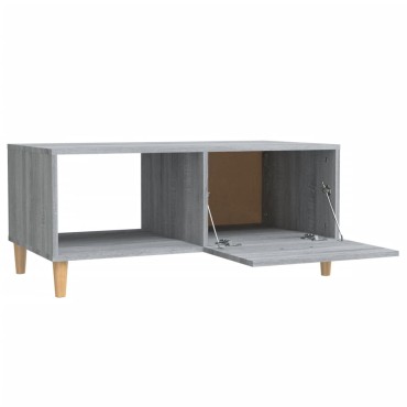 vidaXL Τραπεζάκι Σαλονιού Γκρι Sonoma 89,5x50x40cm Επεξεργασμένο Ξύλο 1 τεμ.