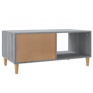 vidaXL Τραπεζάκι Σαλονιού Γκρι Sonoma 89,5x50x40cm Επεξεργασμένο Ξύλο 1 τεμ.