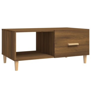 vidaXL Τραπεζάκι Σαλονιού Καφέ Δρυς89,5x50x40cm από Επεξεργασμένο Ξύλο 1 τεμ.