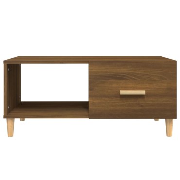 vidaXL Τραπεζάκι Σαλονιού Καφέ Δρυς89,5x50x40cm από Επεξεργασμένο Ξύλο 1 τεμ.