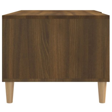 vidaXL Τραπεζάκι Σαλονιού Καφέ Δρυς89,5x50x40cm από Επεξεργασμένο Ξύλο 1 τεμ.
