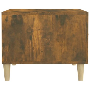 vidaXL Τραπεζάκια Σαλονιού 2 τεμ. Καπνιστή Oak 50x50x40cm Επεξ. Ξύλο
